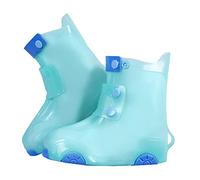 OYUEGE Fundas impermeables para zapatos de lluvia para niños, reutilizables y plegables, fundas protectoras de zapatos, lindas y resistentes a la lluvia, botas altas antideslizantes para niños y