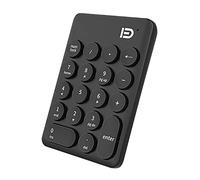 OYUEGE Teclado numérico, teclado inalámbrico con múltiples accesos directos, teclado numérico de 18 teclas para M acbook/iP ad/portátil/PC/teléfono, color negro