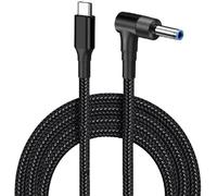 OYY Cargador USB C a Smart Blue Tip para HP Laptop Charger 65W 45W 90W Adaptador de corriente para Pavilion X360 11 13 15 Zbook 14u G4 G5 X360 EliteBook 840 850 ProBook 430 450