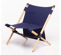 OYYMTE Silla de Camping for Exteriores, Silla Plegable Transpirable, Ultraligera, portátil, Plegable, for Acampar, de Madera Maciza, for Picnic y Pesca(BLU)