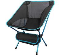OYYMTE Silla de Camping Plegable, Silla al Aire Libre portátil Ligera con Bolsa de Transporte for Caminatas Picnic Playa Backpacking BBQ Jardín Pesca