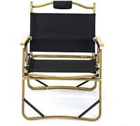 OYYMTE Silla de Camping Plegable, Silla de jardín Luz Plegable con Bolsa de Transporte Silla portátil for mochileros Senderismo Picnic Fishing Park Festival Outdoors Beach etc-Black(Nero)