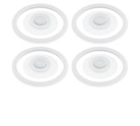 OYZOQ Tapa de Repuesto Compatible con SIGG WMB ONE (Tamaño Único), Juego de 4, Cierre a Prueba de Fugas, Para Botellas de Agua, Uso con Una Mano