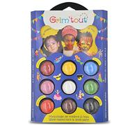 Oz International GT41210 - Grim'tout, Paleta con 9 Colores para pintarse la Cara