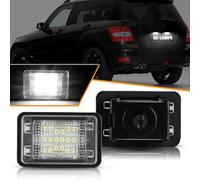 OZ-LAMPE 2 Piezas Luces de matrícula LED compatible Merceds-Benz GLK-CLASS X204 2007~, Luz de matrícula con Canbus Resistor
