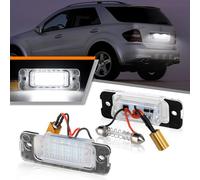 OZ-LAMPE 2 Piezas Luces de matrícula LED compatible para Merceds-Benz ML M-Class W164 R-Class W251 GL-Class X164, Luz de matrícula con Canbus Resistor
