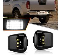OZ-LAMPE 2 Piezas Luces de matrícula LED para Nissan Navara D40 Frontier Armada Titan Xterra Suzuki Equator, Luz de matrícula con Canbus Resistor