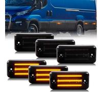 OZ-LAMPE 6 Piezas intermitente laterales LED para Fiat Ducato Citroen Relay Peugeot Boxer Trucks Magnum Midliner Midlum Premium 2 VOLVO FE FL II, Luce Intermitente Lateral