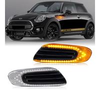OZ-LAMPE Intermitente Lateral LED para BMW MINI COOPER F55 F56 F57 2014-2017, luz LED intermitente con bus Canbus, Indicador Laterales, 2 Piezas