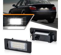 OZ-LAMPE LED Luz de Matrícula con CAN Bus para BMW E82 E88 E90 E91 E92 E93 E39 E60 E61 F07 F10 F11 F18 E84 E25 E70 E71 F15 E1 E2 - 2 Piezas 24*3528 SMD