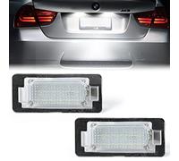 OZ-LAMPE LED Luz de matrícula para BM-W E82 E84 E88 E90 E91 E92 E93 E39 E60 E61 F07 GT F10 F11 F18 X3 F25 X5 E70 E72 F15 X6 E71 E72, Luz de la Placa del Auto, 2 Piezas