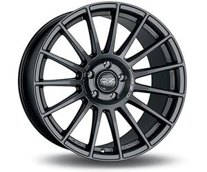 OZ Superturismo Dakar Matt Graphite Silver Lettering 8.5x20 ET40 5x114.3 Llantas de Aleación