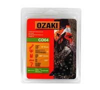 Ozaki - Motosierra de cadena de 325, 72 eslabones de arrastre, viruta: .050 "/ 1,3 mm