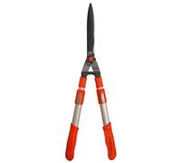 OZAKI - Tijeras telescópicas para setos, brazos exensibles de 45 a 65 cm, hojas forjadas y onduladas, brazo de aluminio antióxido, antióxido