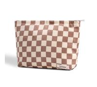 OZAOZ Bolsa de maquillaje para mujer, bolsa de cosméticos de flores con cremallera, bolsa de maquillaje de pana de gran capacidad, organizador de neceser de viaje para mujeres y niñas, Flower-U, Bolsa