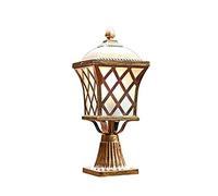 OZBMA Aplique de Pared Exterior, lámpara Vintage, lámpara de jardín Vintage, lámpara Nueva, iluminación Solar LED para Exteriores, Caminos, Patios y paisajes, luz Blanca fría y cálida.