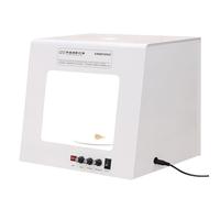 OZBMA Caja de luz para fotografía - Estudio portátil pequeño para el hogar para joyería y Productos. Fácil Montaje. Diseño Compacto ()