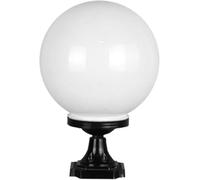 OZBMA Lámpara de Pared Europea de ingeniería, lámpara de iluminación esférica, Columna acrílica, Estilo Faro, Villa, Patio, Escuela, Exterior, Lujo (un Color, diámetro: 35 cm)