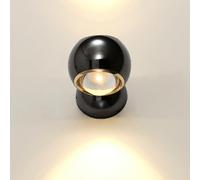 OZBME Apliques de Pared para Dormitorio, Lectura Junto a la Cama, Aplique LED Moderno, Ajustable 90°, luz de Montaje Superior e Inferior para Sala de Estar, Pasillo, cálido 3000K