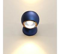 OZBME Apliques de Pared para Dormitorio, Lectura Junto a la Cama, Aplique LED Moderno, Ajustable 90°, luz de Montaje Superior e Inferior para Sala de Estar, Pasillo, cálido 3000K