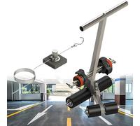 OZBME Máquina aplicadora de Cinta para Piso, aplicador Manual, Kit de Plantillas de Baloncesto, para concreto, Camino de Entrada, Asfalto (80 cm)