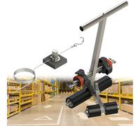 OZBME Máquina aplicadora de Cinta para Pisos, marcadora de líneas para canchas de Baloncesto, para concreto, entradas de vehículos y Asfalto (80 cm)