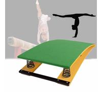 OZBME Trampolín de Gimnasia para Adultos, Puente de Salto Curvo para niños, trampolín Profesional Resistente con 2 resortes, Entrenamiento de Fitness/Salto artístico.
