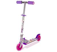 Ozbozz SV13988 Unicorn Scooter con 2 Ruedas iluminadas, 4-11 años, manillar ajustable, Multicolor