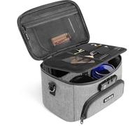 OZCHIN Bolsa a prueba de olores con cerradura de combinación, caja a prueba de olores, accesorios para fumar de fibra de carbono activada, recipiente a prueba de olores, gran regalo para el día del