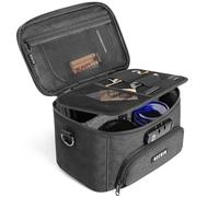 OZCHIN Bolsa a prueba de olores con cerradura de combinación, caja a prueba de olores, accesorios para fumar de fibra de carbono activada, recipiente a prueba de olores, gran regalo para el día del