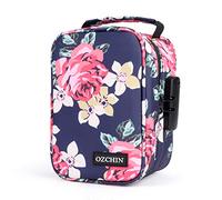 OZCHIN Bolsa a prueba de olores con cerradura de combinación, bolsa organizadora de archivos, contenedor de medicamentos, bolsa de almacenamiento sin olor, gran regalo para amigos