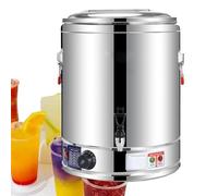 OzcNykt Calentador de Agua eléctrico de 30L/40L/50L/60L/80L, Termo de Agua Caliente de Acero Inoxidable con Grifo, dispensador de Bebidas Aislado de Gran Capacidad para Uso Comercial 50L