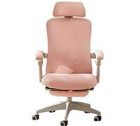 OZCULT sillas Ejecutivo Silla Ejecutiva Giratoria de Oficina Diseño sin Bordes Ergonomía Sillón reclinable de Oficina Asiento Regulable en Altura. con Almohada Lumbar móvil y reposacabezas (Color : P