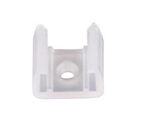 OZDINGQ Conector de Clips de fijación de tira LED de 20 piezas for fijación de luz de neón 2835, hebilla de plástico COB de 220V, accesorios flexibles de 10/12/14/17/20mm (Color : 14MM)