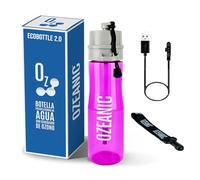 OZEANIC - EcoBottle 2.0 | Botella Purificadora de Agua Reutilizable. Elimina Virus y bacterias 750ml | Ozonizador de Agua | Generador de ozono |Botella de Agua Deporte | Rosa | Nuevo Modelo