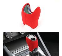 OZEQO Accesorio de gamuza embellecedora de la cubierta de la cabeza de la perilla de la palanca de cambios del coche, apto para Skoda Octavia Superb Kamiq Rapid Fabia