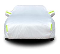 OZFRVXUG Cubierta De Coche para Jag&uar XE XF XJ XJ6 XJ8 XJR XJS XKR XK8 XK, Funda De Coche para Exteriores Sol Lluvia UV Protección contra Todo Clima Tela,Right Zipper-B/Silver