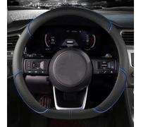 OZFRVXUG Funda Volante Coche para Audi Q2 2016-2024, Antideslizante Suave Duradera Cuero Volante Protector Accesorios,D-A