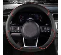 OZFRVXUG Funda Volante Coche para Audi Q2 2016-2024, Antideslizante Suave Duradera Cuero Volante Protector Accesorios,D-C