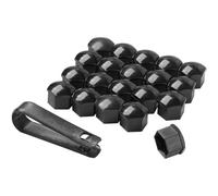 OZFRVXUG Tapones de Tornillo de Cubo de Coche para BMW 3er F30/F80 2012-2018 & M3, Tire Lug Tuerca Tornillo Tornillo Tapa Prueba de Polvo Protección Cubierta,ABlack-19mm