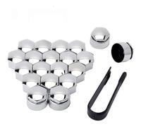 OZFRVXUG Tapones de Tornillo de Cubo de Coche para Mercedes-Benz C-Klasse S206 T-Modell Kombi AB Bj. 2021, Tire Lug Tuerca Tornillo Tornillo Tapa Prueba de Polvo Protección Cubierta,CSilver-17mm