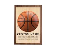 Ozinna Placa personalizada de entrenador de baloncesto, premio personalizado de entrenador de baloncesto para firmas de equipo y notas de agradecimiento, regalo de agradecimiento para entrenadores de