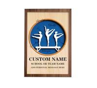 Ozinna Placa personalizada para entrenador de gimnasia, premio personalizado de entrenador de gimnasia para firmas de equipo y notas de agradecimiento, regalo de agradecimiento para entrenadores de