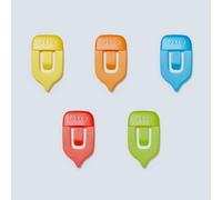 Ozio Rigo: Juego de 5 Marcapáginas de Diseño para una Lectura Fácil, Práctico y Versátil, Adecuado para Todo Tipo de Libros, Cuadernos, Agendas, Paquete Multicolor, Perfecto Idea de Regalo