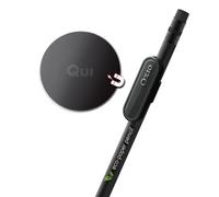Ozio Soporte Magnético para Bolígrafo, Portabolígrafos para Nevera, Clip con Imán, Accesorios de Escritorio, Negro Total