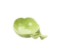 OZLCUA Cuencos Aperitivos Soporte for palillos con forma de flor ciruelo, plato pequeño for condimentos, salsa y aperitivos(Green)