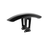 OZLCUA Guarda Barros Bicicleta 1 Protector de Guardabarros Delantero Retro ABS Negro for Motocicleta, Cubierta Repuesto Personalizada(Black Front Fender)