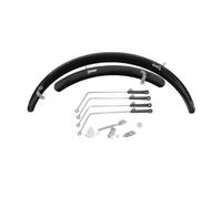 OZLCUA Guarda Barros Bicicleta Guardabarros de fácil instalación for Bicicletas 20 Pulgadas, Incluye Freno V-Brake, Color Negro(20 Inch Black)