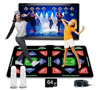 OZLET Tapete de baile HDMI 885 canciones, 1000 juegos, 64 GB de almacenamiento, 81 videos MTV. La almohadilla de baile combina baile, yoga, aeróbicos, correr, deportes y juegos de rompecabezas. Un