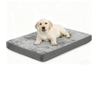 OZLMBERN Double Sided Four Season Dog Mat Bite Resistant Pet Bed Mat Spring and Summer Detachable Flannel Dog Bed(M)